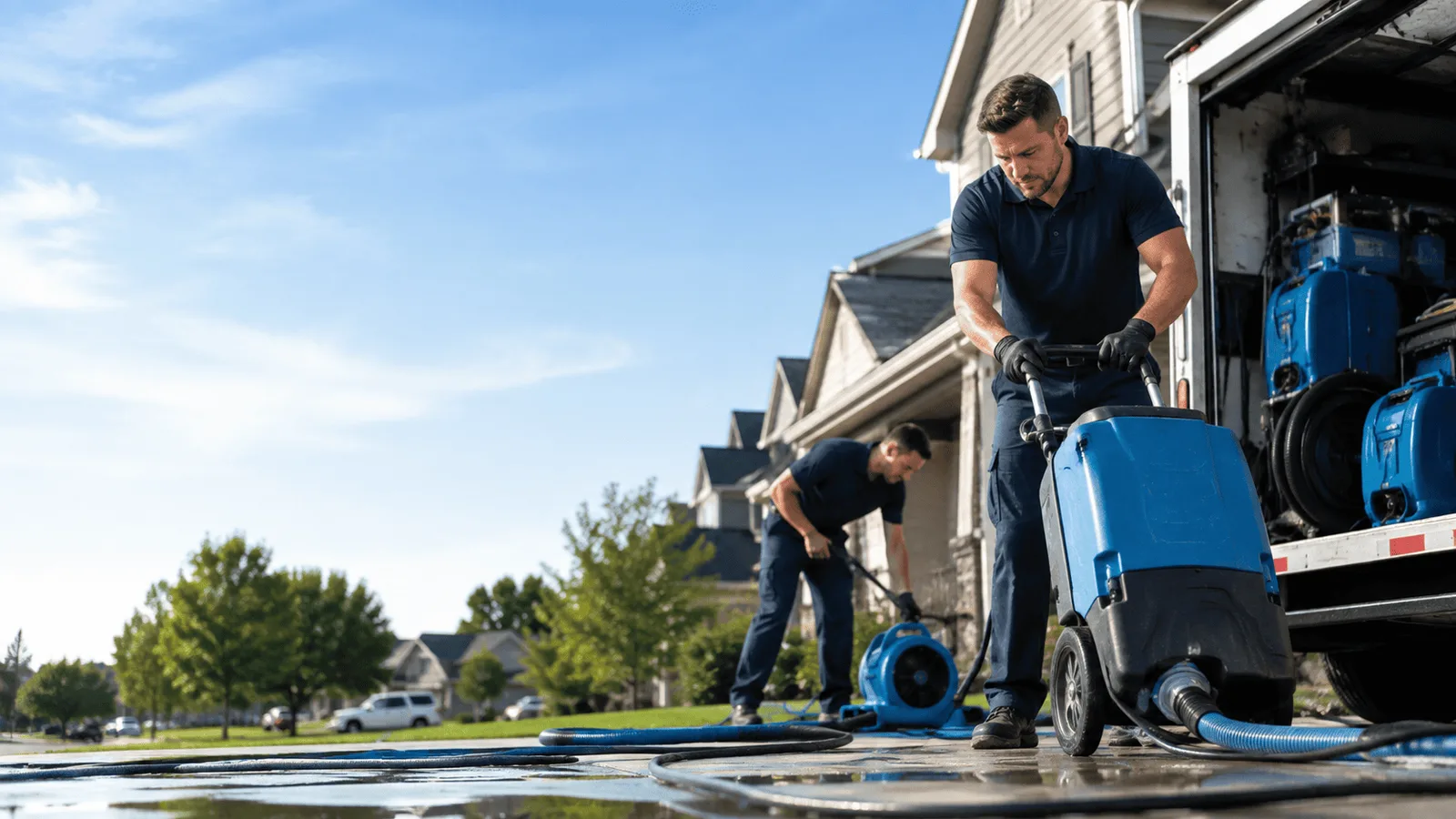 Structural Drying being performed in Hibernia, NJ